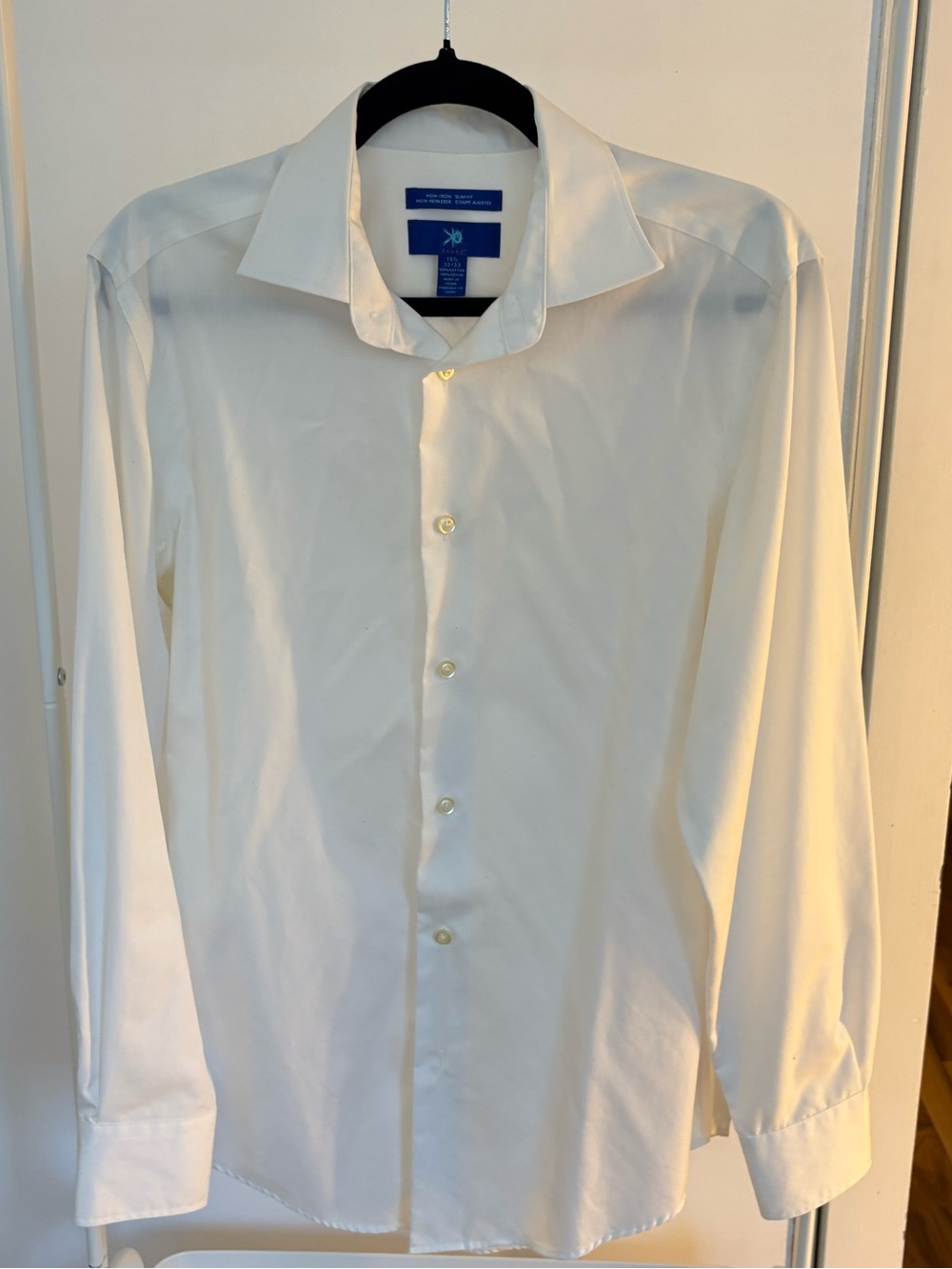 Egara | Men’s White Long-Sleeve Dress Shirt
